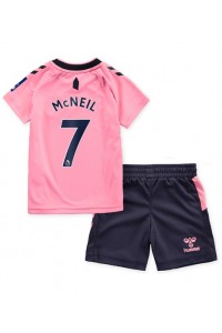 Fotbalové Dres Everton Dwight McNeil #7 Dětské Venkovní Oblečení 2022-23 Krátký Rukáv (+ trenýrky)